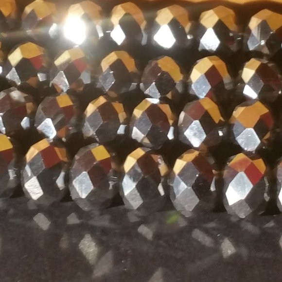 Handmade Hand strung 3 Piece Statement Set GREY - Picture 8 of 8